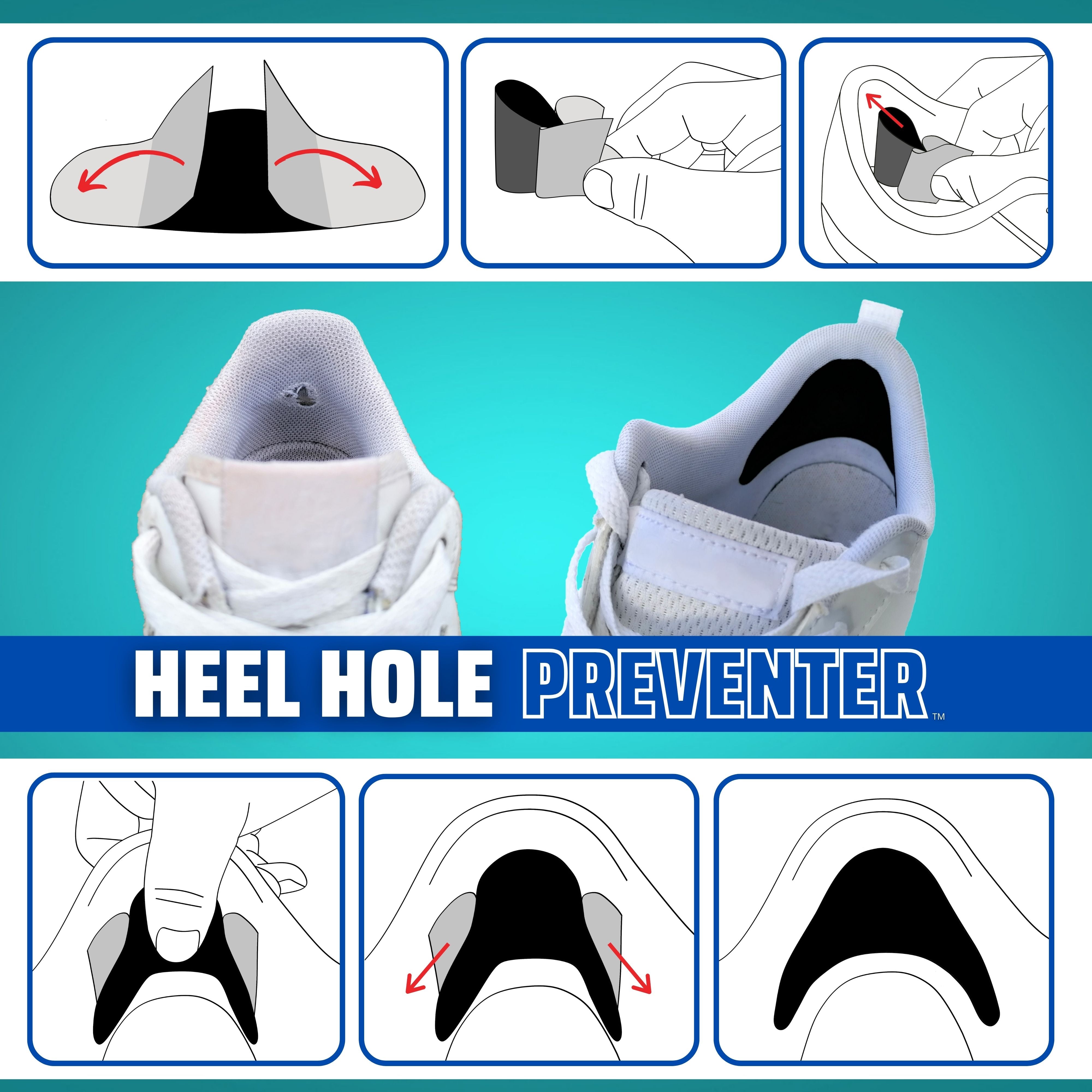 Trainer Armour Heel Hole Preventer - The Podium