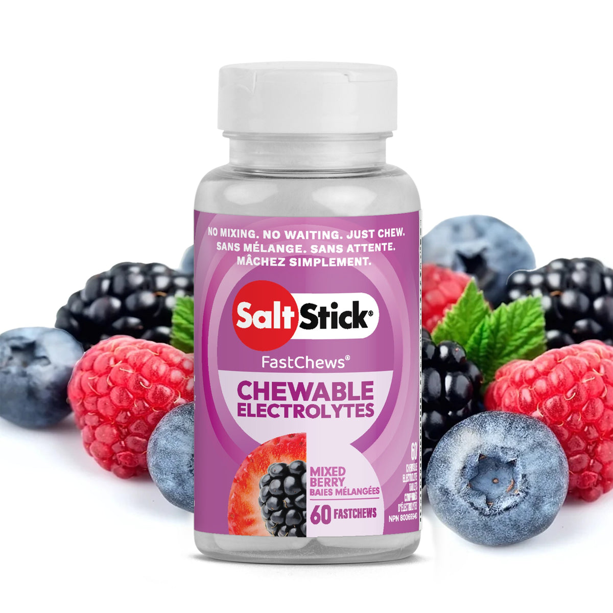 SaltStick FastChews 60-tab bottle
