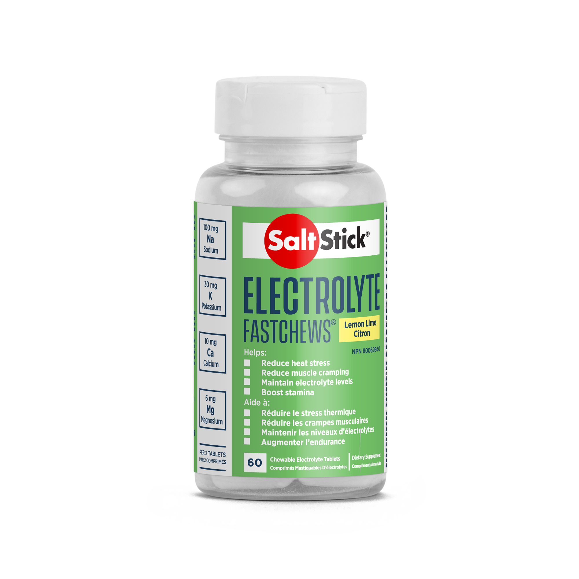 SaltStick FastChews 60-tab bottle - The Podium