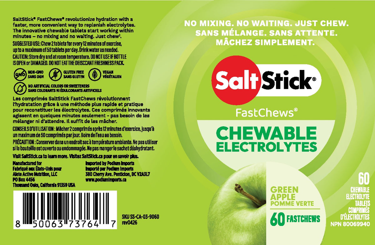 SaltStick FastChews 60-tab bottle