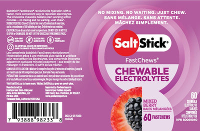 SaltStick FastChews 60-tab bottle