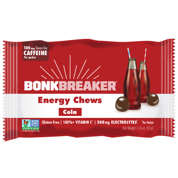 Bonk Breaker Energy Chews with Caffeine - Cola - Box of 10 Pouches ...