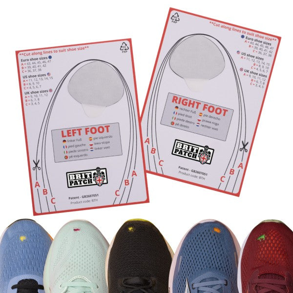 Brit Patch (Trainer Armour) Big Toe Hole Preventer