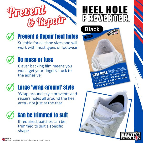 Brit Patch (Trainer Armour) Heel Hole Preventer