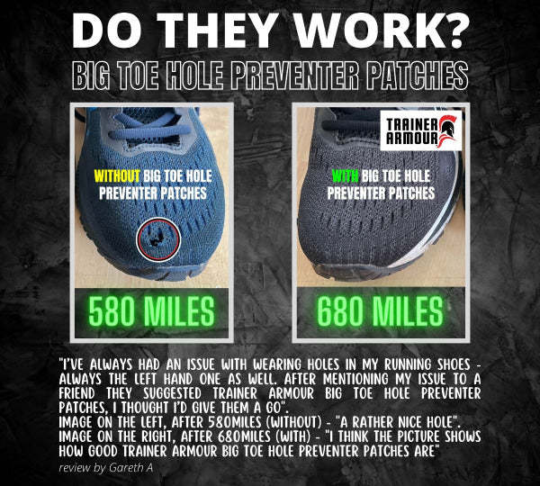 Trainer Armour Big Toe Hole Preventer