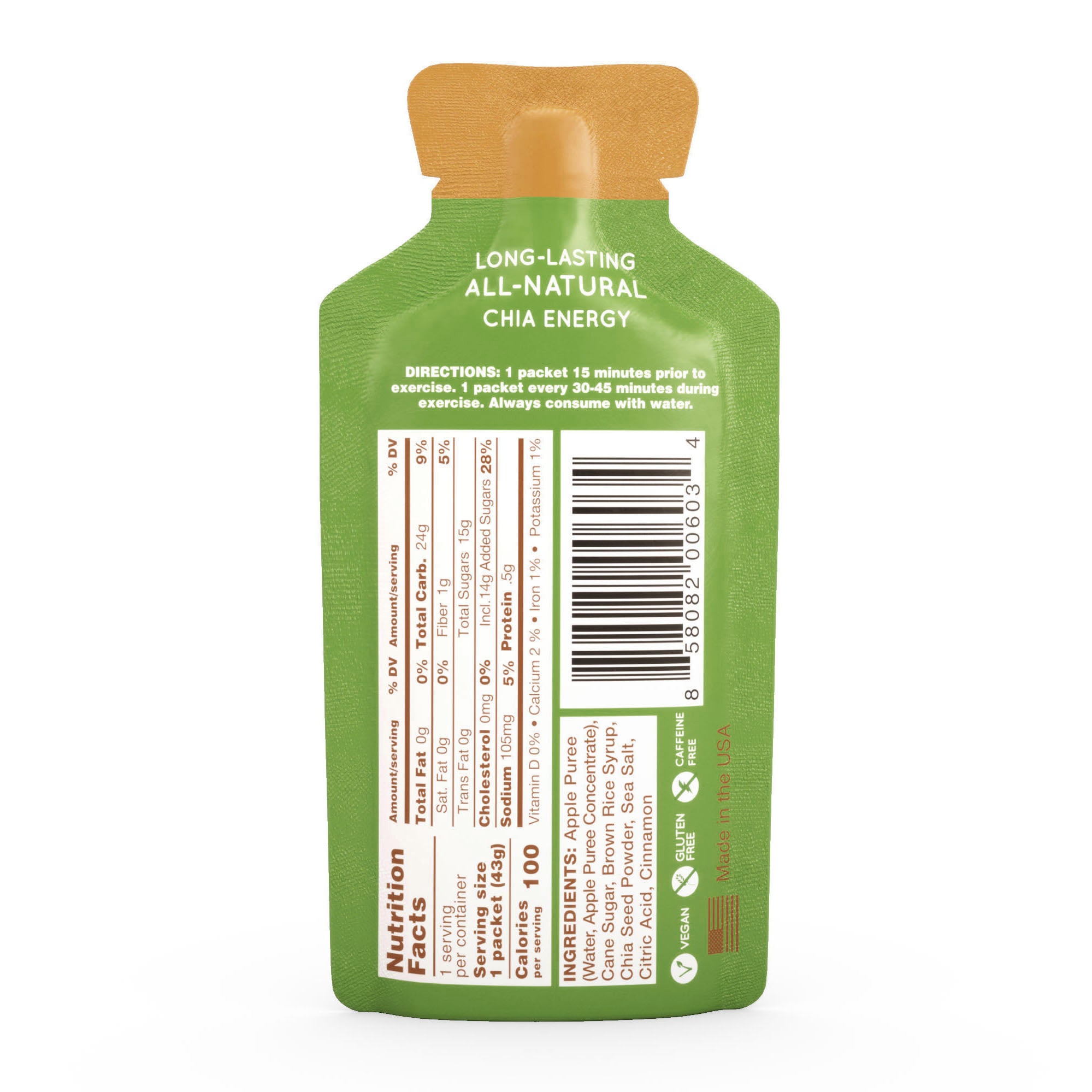 Hüma Energy Gels - Apple Cinnamon - The Podium