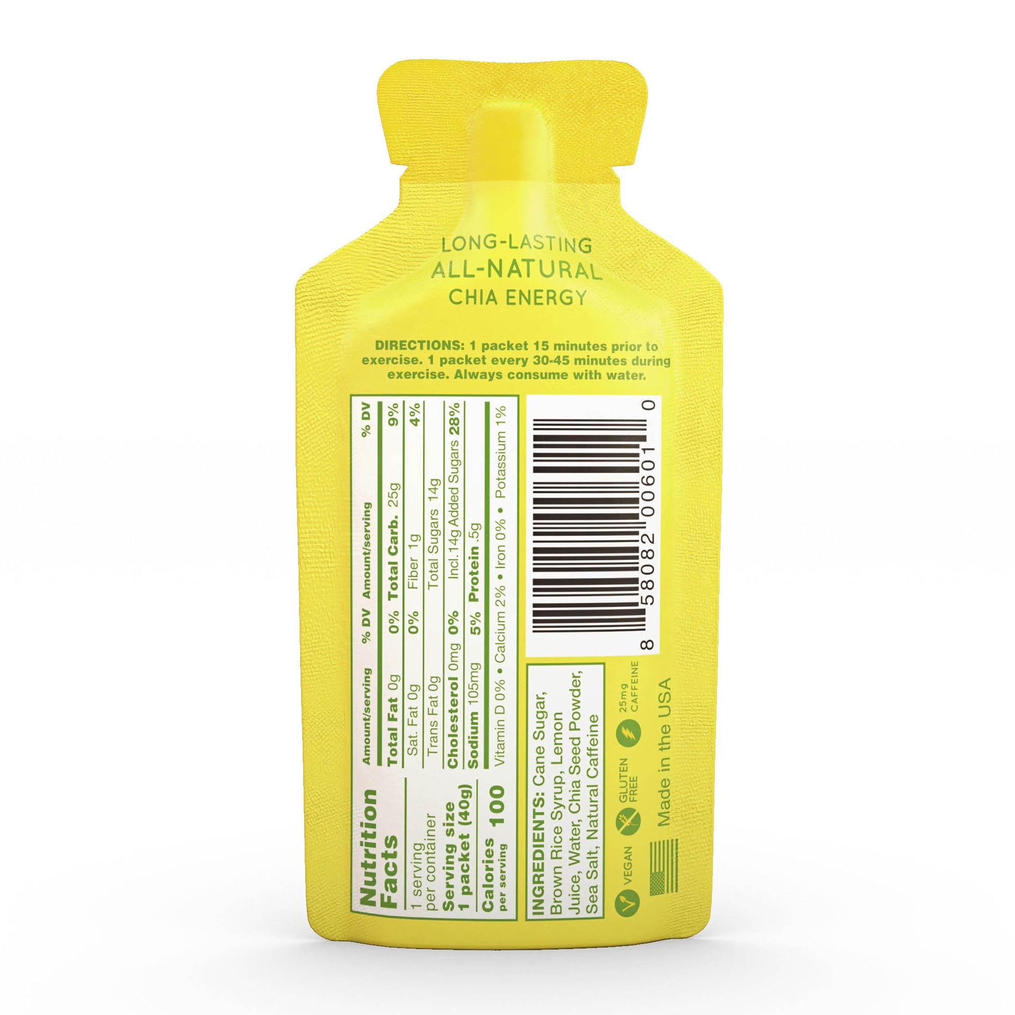 Hüma Energy Gels with caffeine - Lemonade - The Podium