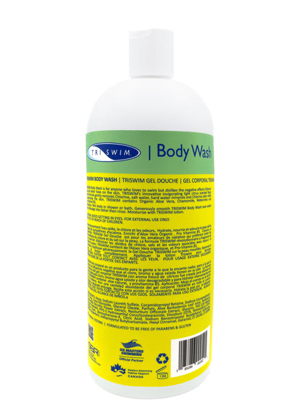 TRISWIM Chlorine Removal Body Wash 946ml [with pump]  | Zen Lime & Mango
