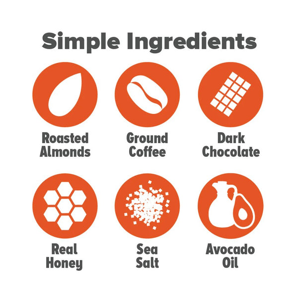 Trail Butter Dark Chocolate & Coffee Re-Sealable Pouch - 128g, box of 6