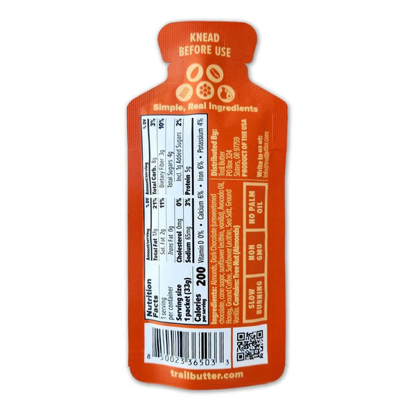 Trail Butter Dark Chocolate Coffee single serve - box of 12