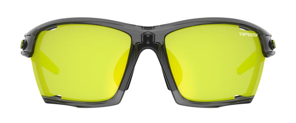 Tifosi Kilo, Crystal Smoke - Clarion Yellow/AC Red/Clear  lenses *Damaged Package