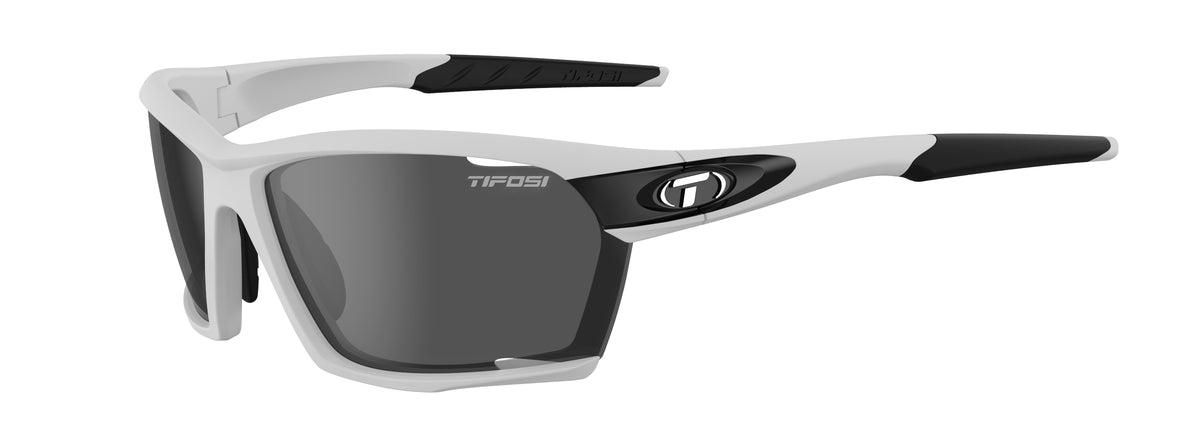 Tifosi Kilo, White/Black - Smoke/AC Red/Clear  lenses *Damaged Package
