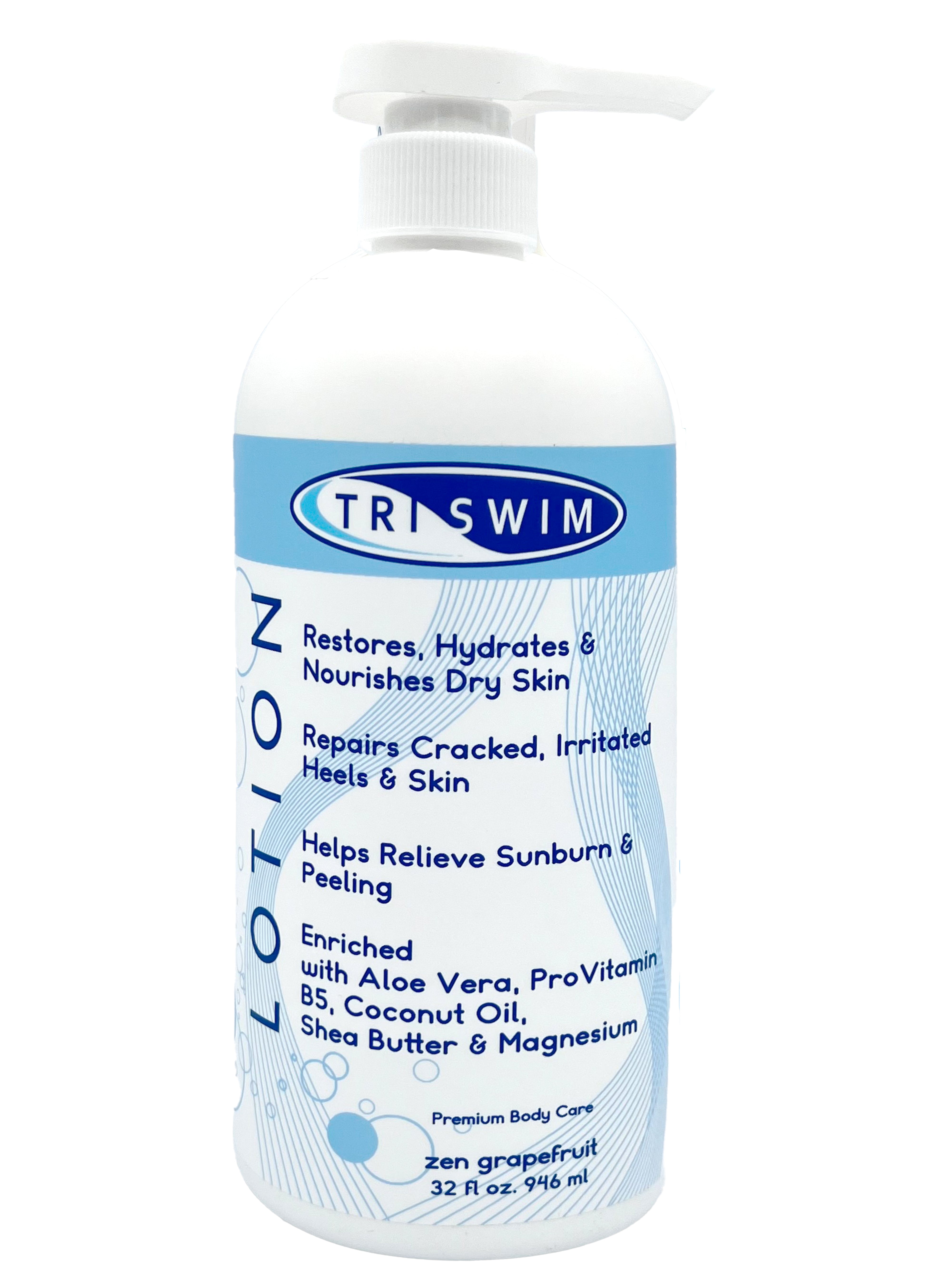 TRISWIM Lotion 946ml [with pump] | Citrus Grapefruit - The Podium