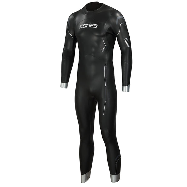 Zone3 Men's Agile Wetsuit, Black/Silver