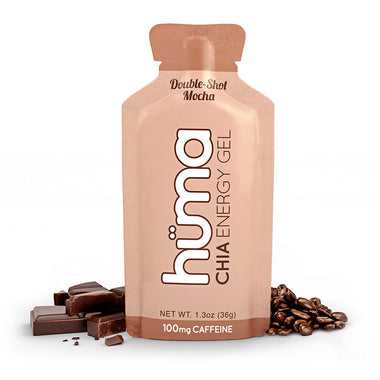 Hüma Energy Gels with caffeine - Double Shot Mocha