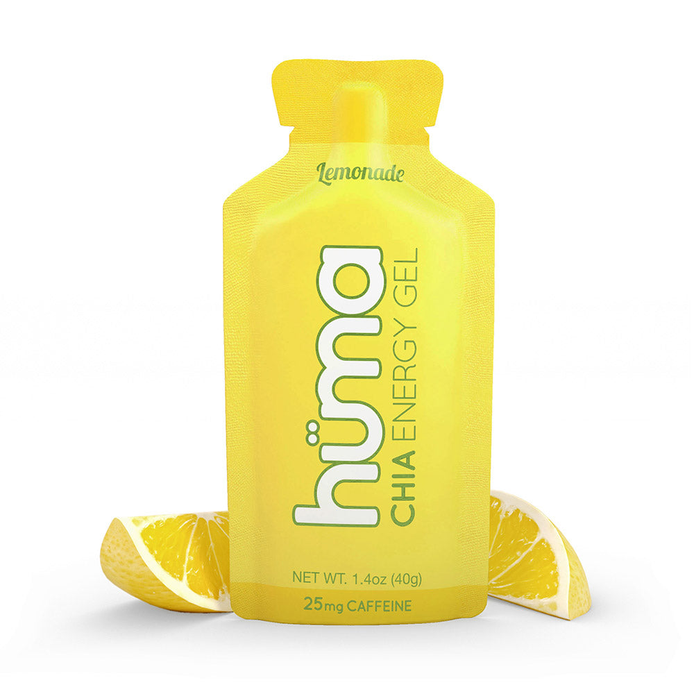 Hüma Energy Gels with caffeine - Lemonade - The Podium