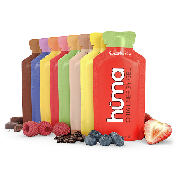Hüma Energy Gels - 12 gel Mixed Variety pack