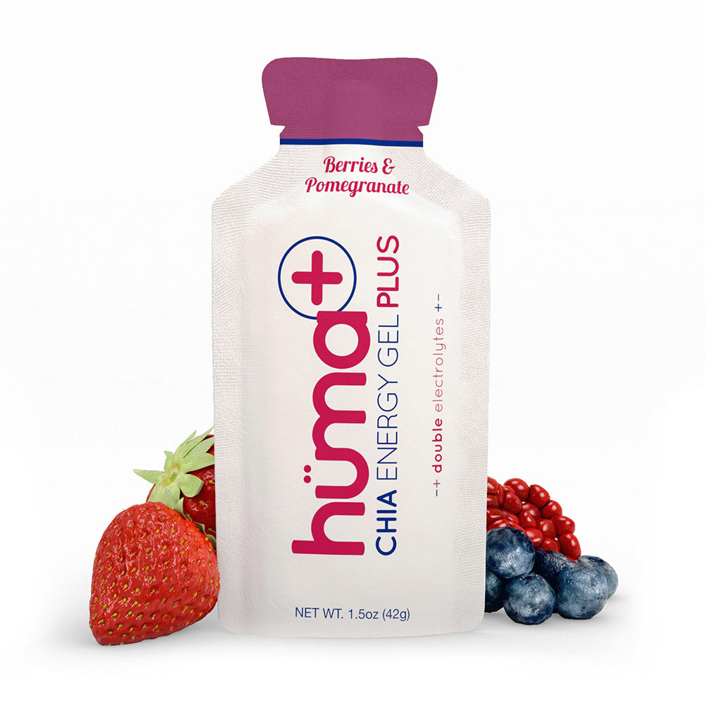 Hüma PLUS Energy Gels - Berries & Pomegranate