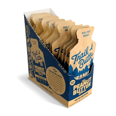Trail Butter Salted Brownie Peanut singles - 33gm, box of 12 - The Podium