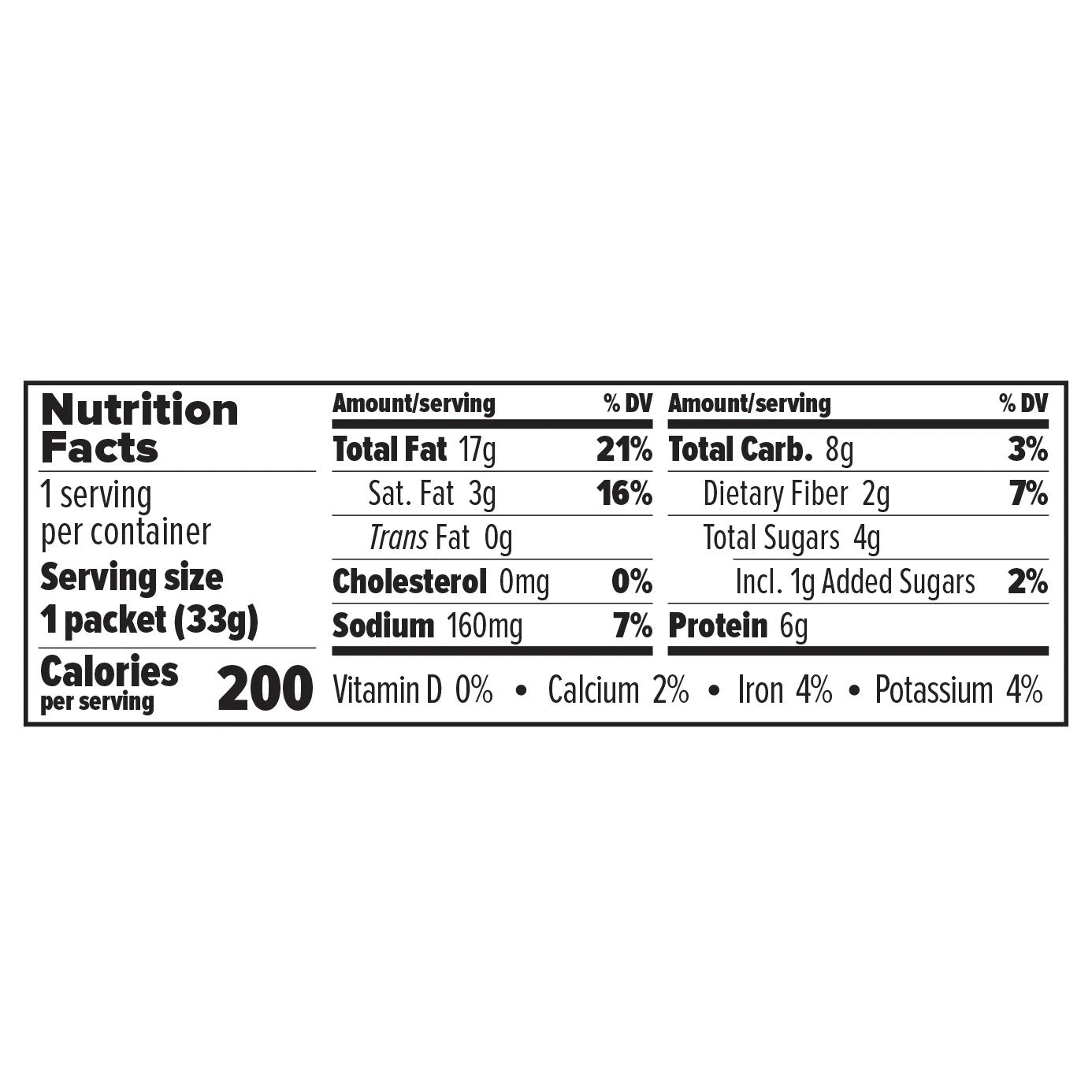 Trail Butter Salted Brownie Peanut singles - 33gm, box of 12 - The Podium