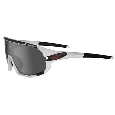 Tifosi Sledge - Matte White -Smoke/AC Red/Clear lenses *Damaged Package