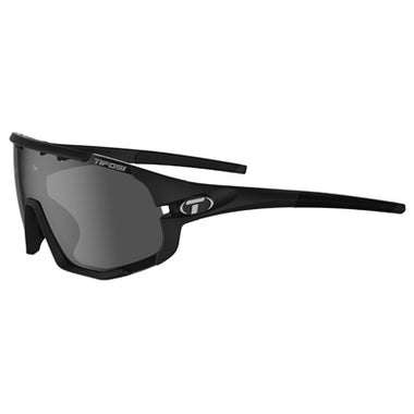 Tifosi Sledge, Matte Black - Smoke/AC Red/Clear lenses *No box, Hard shell case only