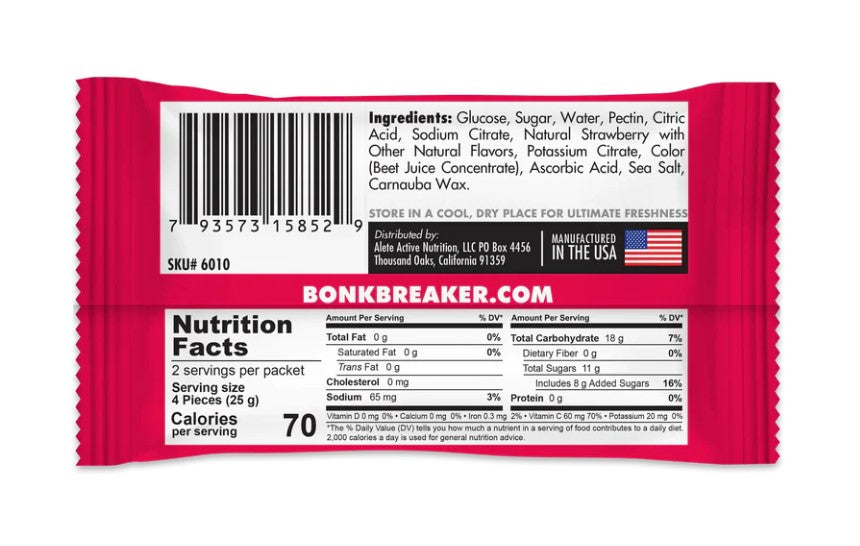 Bonk Breaker Nutrition - The Podium