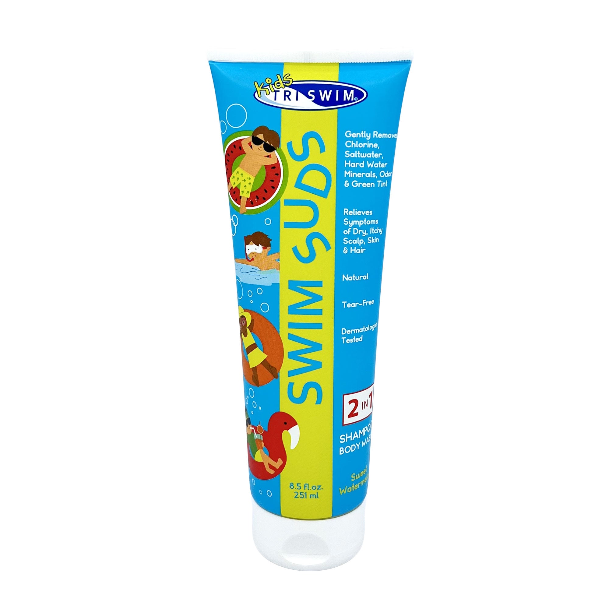 TRISWIM Kids SWIM SUDS Chlorine-Out 2-in-1 Shampoo/Body Wash (251ml) - The Podium