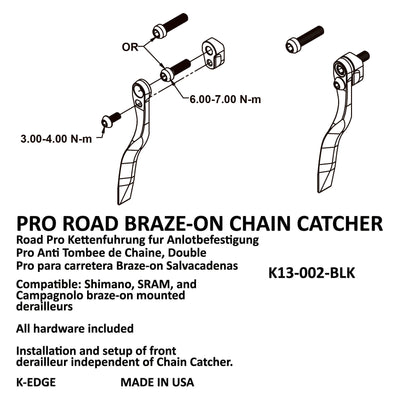 K-Edge 002 Pro Road Chain Catcher - The Podium