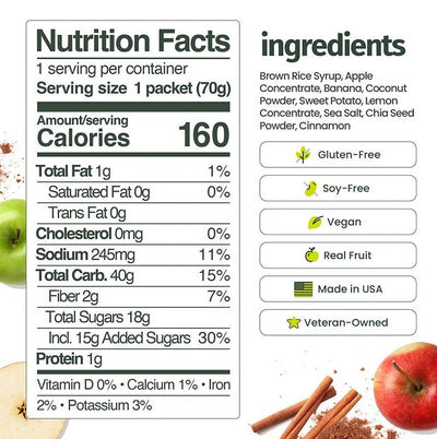 Huma Ultra Energy Gel - Apple Pie
