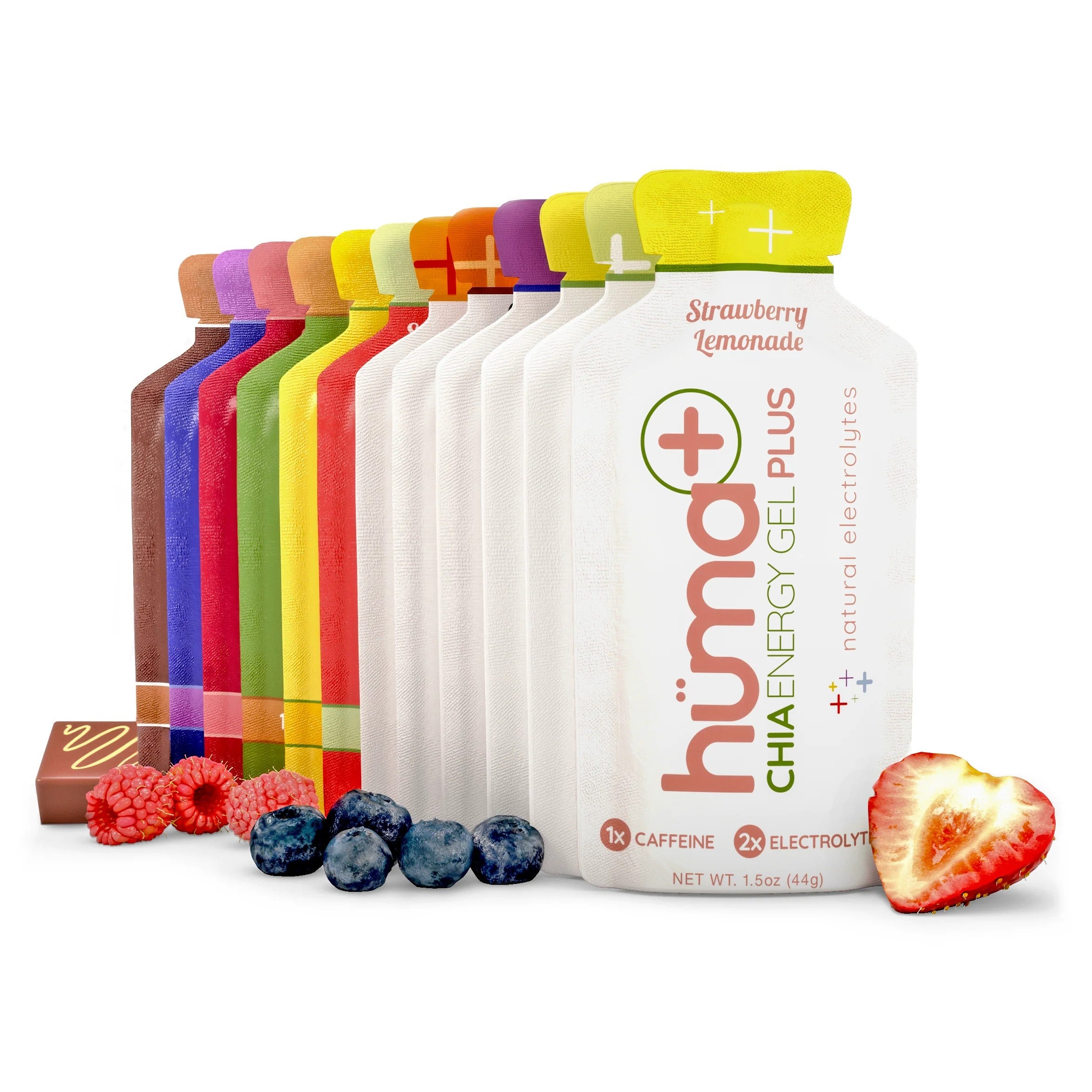 Hüma Energy Gels Everything Mix - 14 Gel Variety Pack - The Podium