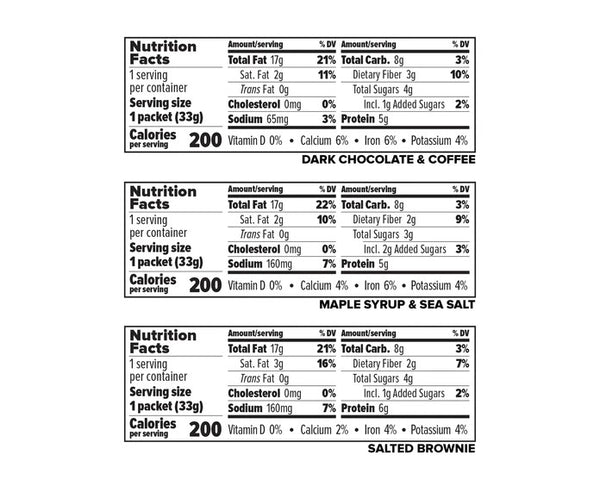 Trail Butter single serve - variety pack of 12