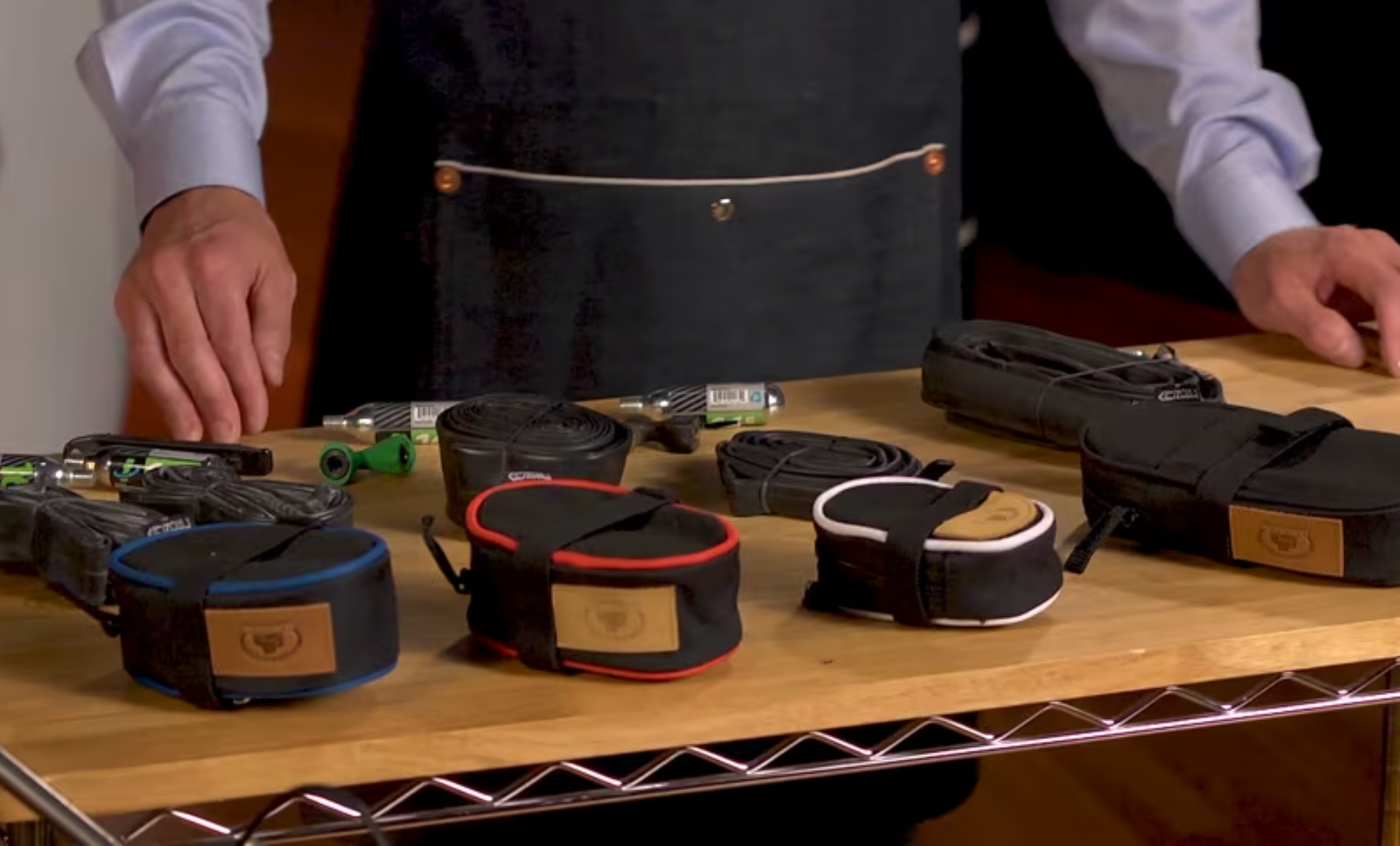 Load video: Preparing Arundel Seat Bags