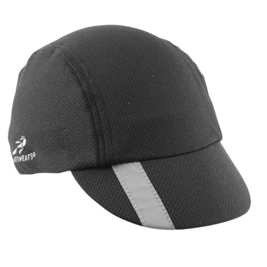 Cycle cap - black reflective, , Headsweats - The Podium