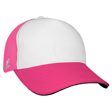 White/Hot Pink trucker, , Headsweats - The Podium