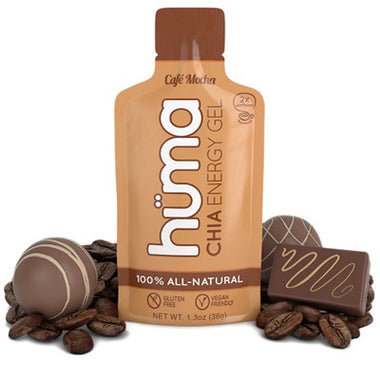 Huma Energy Gels with caffeine - Mocha, Sport Nutrition, Huma - The Podium