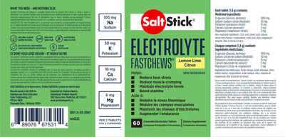 SaltStick FastChews 60-tab bottle - The Podium