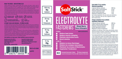 SaltStick FastChews 60-tab bottle - The Podium