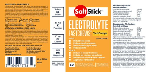 SaltStick FastChews 60-tab bottle