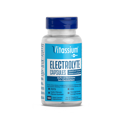 Vitassium Buffered Salt Capsules for POTS and Dysautonomia - 100 Capsules - The Podium